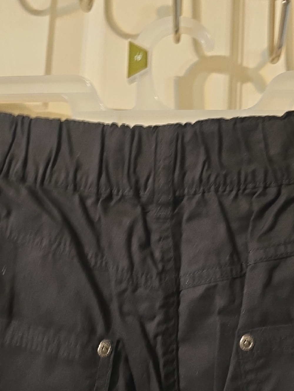 Basic Editions Black Button-Front Mini Skirt - Picture 4 of 8